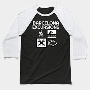 Barcelona Excursions V1 Baseball T-Shirt